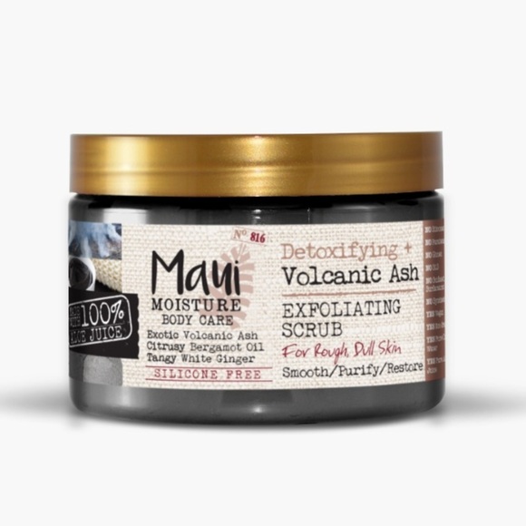 Maui Body Care Retired Detoxifying + Volcanic Ash Body Exfoliating Scrub 12 oz.